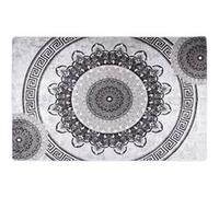 vidaXL Vloerkleed wasbaar anti-slip 80x150 cm meerkleurig337982 Gris G