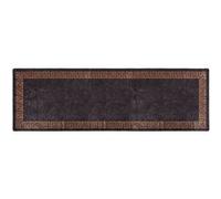 Tapis Lavable Antidérapant 80x150 cm Gris Moquette Paillasson Couloir vidaXL
