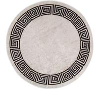Vidaxl Tapis Lavable Antid¿¿Rapant ¿Õ120 Cm Beige Clair
