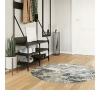 Tapis Lavable Antidérapant, Moquette de Sol, Carpette de Chambre à Coucher Salon Salle de Séjour, Moderne, Multicolore Ø 120 cm