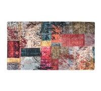vidaXL Tapis lavable antidérapant Patchwork 190x300 cm Multicolore