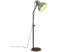 vidaXL Vloerlamp 25 W E27 30x30x100-150 cm verweerd blauw371961 Bleu G