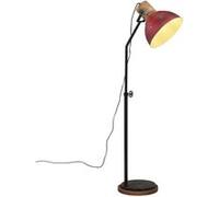 vidaXL Lampadaire 25 W E27 30x30x100-150 cm Argent vintage
