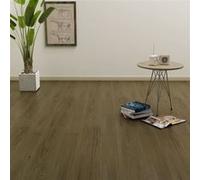 Vidaxl Planches De Plancher Autoadhésives 4,46 M² 3 Mm Pvc Marron