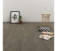 Vloerplanken zelfklevend 4,46 mÂ² 3 mm PVC grijs en bruin143876