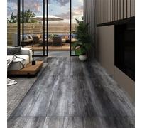 vidaXL Vloerplanken zelfklevend 5,21 mÂ² 2 mm PVC glanzend grijs330190 Gris G