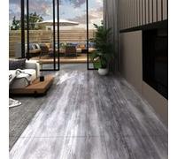 vidaXL Vloerplanken zelfklevend 5,21 mÂ² 2 mm PVC mat houtgrijs330197 Gris G