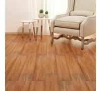 vidaXL Vloerplanken zelfklevend 5,21 mÂ² 2 mm PVC natuurlijke iep330181 Brun G