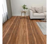vidaXL Planches de plancher autoadhésives 55 pcs PVC 5,11 m² Marron
