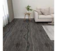 Vidaxl Planches De Plancher Autoadhésives 55 Pcs Pvc 5,11m² Gris Foncé