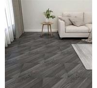 Vloerplanken zelfklevend 55 st 5,11 m² PVC gestreept grijs324679