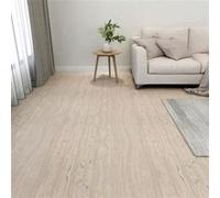 vidaXL Planches de plancher autoadhésives 55 pcs PVC 5,11 m² Marron