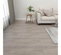 Vidaxl Planches De Plancher Autoadhésives 55 Pcs Pvc 5,11 M² Taupe