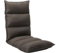Chaise Pliable de Sol Siège de Salon Chaise Pliable de Salle de Séjour Couchage Temporaire Maison Intérieur Extérieur Taupe Tissu