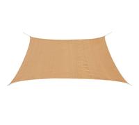 Vidaxl Voile De Parasol Pehd Carré 2 X 2 M Beige Beige