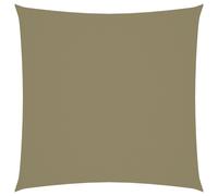 Vidaxl Voile De Parasol Tissu Oxford Carré 2,5x2,5 M Beige Beige