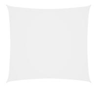 vidaXL Store pare-soleil carré 2,5 x 2,5 m tissu Oxford blanc 135246
