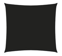 vidaXL Voile de parasol Tissu Oxford carré 2,5x2,5 m Noir