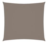 vidaXL Voile de parasol Tissu Oxford carré 2,5x2,5 m Taupe Gris G