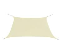vidaXL Voile de parasol Tissu Oxford Carré 2 x 2 m Crème