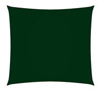 vidaXL Voile d'ombrage 135465 Carré 2 x 2 m Tissu Oxford Vert foncé