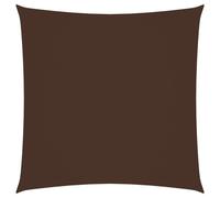 Vidaxl Voile De Parasol Tissu Oxford Carré 3,6x3,6 M Marron