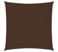 Vidaxl Voile De Parasol Tissu Oxford Carré 3,6x3,6 M Marron