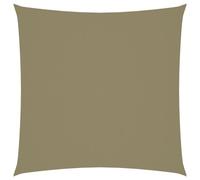 Vidaxl Voile De Parasol Tissu Oxford Carré 4,5x4,5 M Beige Beige