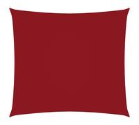 Vidaxl Voile De Parasol Tissu Oxford Carré 4,5x4,5 M Rouge Rouge