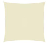Vidaxl Voile De Parasol Tissu Oxford Carré 4x4 M Crème
