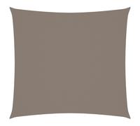 Vidaxl Voile De Parasol Tissu Oxford Carré 4x4 M Taupe