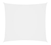 vidaXL Voile de parasol Tissu Oxford carré 5x5 m Blanc 135251