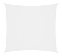 Vidaxl Voile De Parasol Tissu Oxford Carré 5x5 M Blanc