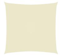 Vidaxl Voile De Parasol Tissu Oxford Carré 5x5 M Crème