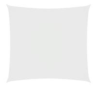 vidaXL Voile de parasol Tissu Oxford Carré 7x7 m Blanc