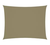 vidaXL Voile de parasol tissu oxford rectangulaire 2,5x3,5 m beige 135151