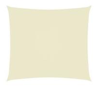 vidaXL Voile de parasol Tissu Oxford rectangulaire 2,5x3,5 m Crème Beige G