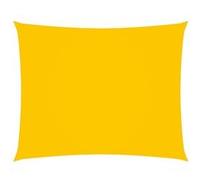 vidaXL Voile de parasol Tissu Oxford rectangulaire 2,5x3,5 m Jaune Jaune G