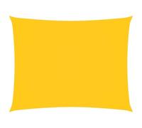 Vidaxl Voile De Parasol Tissu Oxford Rectangulaire 2,5x3,5 M Jaune Jaune