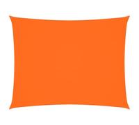 vidaXL Voile d'ombrage rectangulaire en tissu Oxford 2,5 x 3,5 m Orange
