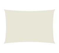 vidaXL Voile d'ombrage Tissu Oxford rectangulaire 2,5 x 4,5 m Crème