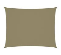 Vidaxl Voile De Parasol Tissu Oxford Rectangulaire 2,5x4 M Beige Beige