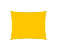 vidaXL Voile de parasol Tissu Oxford rectangulaire 2,5x4 m Jaune
