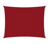Vidaxl Voile De Parasol Tissu Oxford Rectangulaire 2x2,5 M Rouge Rouge