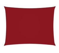 vidaXL Voile de parasol Tissu Oxford rectangulaire 2x3,5 m Rouge Rouge G