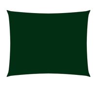 vidaXL Voile de Parasol, Toile d'Ombrage, Voile d'Ombrage, Bâche de Parasol de Jardin, Tissu Oxford Rectangulaire 2x3 m Vert Foncé