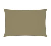 vidaXL Voile de parasol Tissu Oxford rectangulaire 2x4,5 m Beige