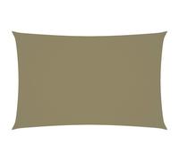 Vidaxl Voile De Parasol Tissu Oxford Rectangulaire 2x4,5 M Beige Beige