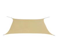 Vidaxl Voile De Parasol Tissu Oxford Rectangulaire 2x4 M Beige Beige