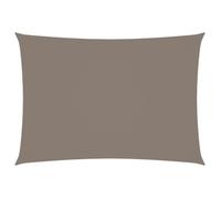 vidaXL Voile de parasol Tissu Oxford rectangulaire 2x4 m Taupe
